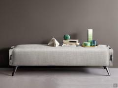 Upholstered bedroom pouf Cuff by Bonaldo in the bench version 