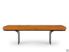 Upholstered bench with a removable armrest Selma