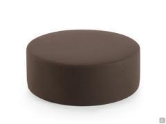 Cherie round low upholstered ottoman