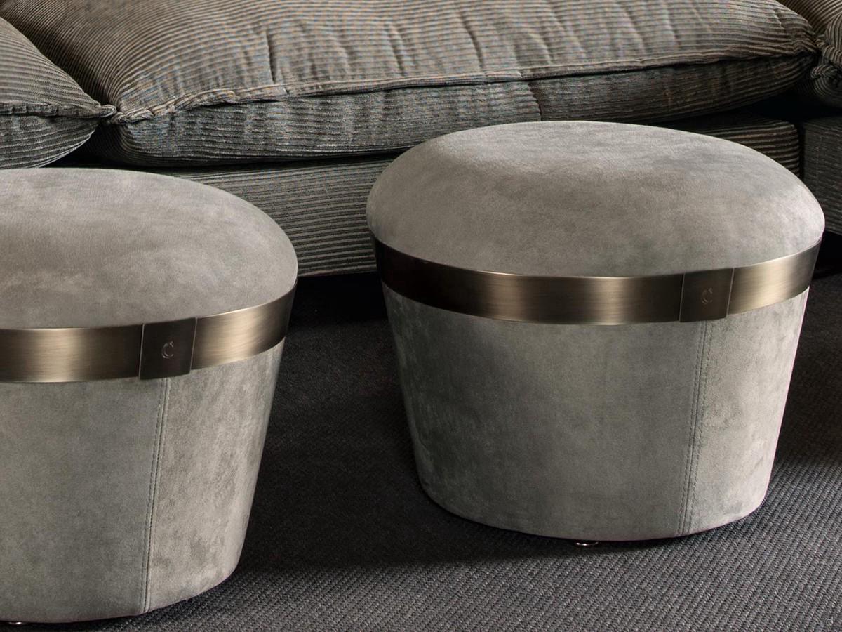 Modern luxury ottoman Portofino by Cantori