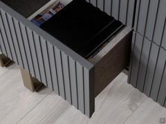 Capacious bottom drawer with T77 Alpha melamine interior