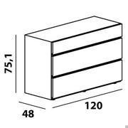 Dimensions of the Mason outlet dresser