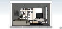 3D Living room design - visual