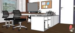 3D design Office 2 - general view