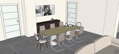 3D Open Space Design - dining area view