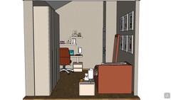 Kids Bedroom 3D Design - side view 