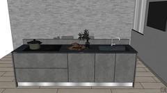  3D Design Kitchen - island 