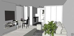  3D Living room/living room design - living room view