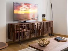 3-door sideboard for use as both storage and TV stand base