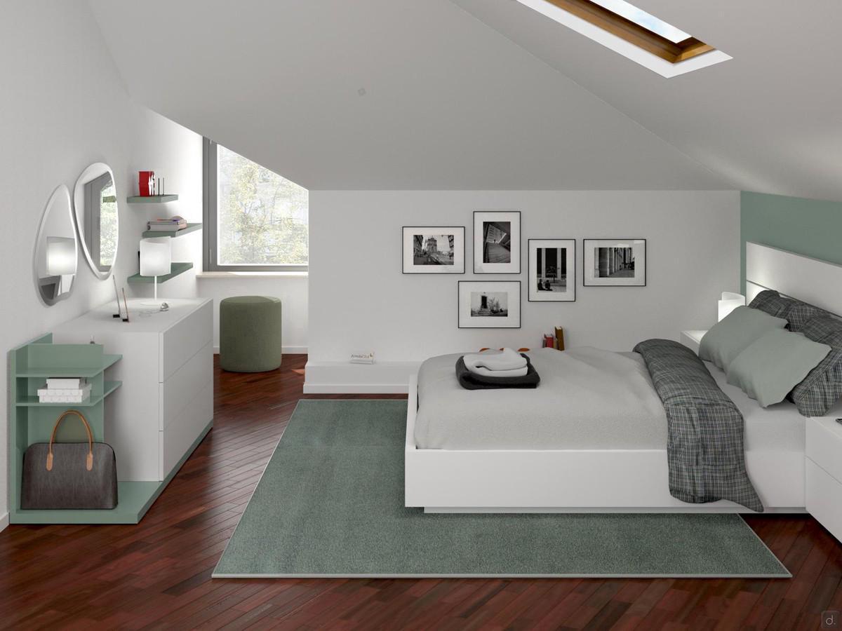 Progettazione 3D Camera da Letto - render