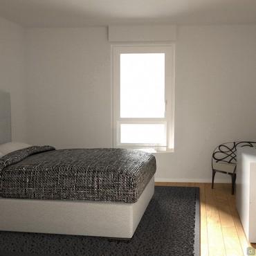 Progettazione 3D Camera Da letto - render