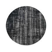 Mumbai rug with abstract pattern, round model