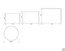 Measurements of the vintage style fancy carpet Radja by Cattelan