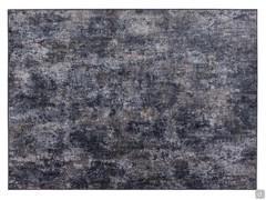 Leeds Phantom Blue printed velvet bouclé carpet 