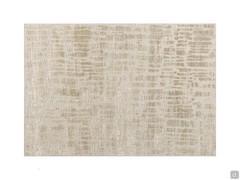 Rectangular rug Siviglia with embossed pattern in shades of beige