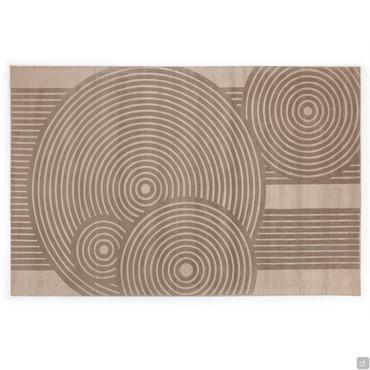 Zen two-tone cotton and viscose rug