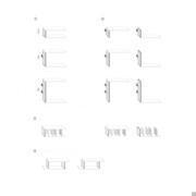 Placement system - (1) between 2 shelves sp.3.5 - (2) at the bottom of a shelf - (3) freely along the shelf - (4) on shelf with different depth, with divider of equal or less depth