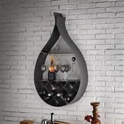 Drop wall mounted steel bottle rack by Cattelan