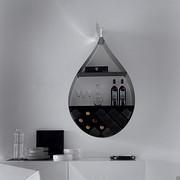 Bottle rack serving as a decorative furnishing