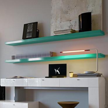 Plan wooden floating shelf in 9 diffferent widths