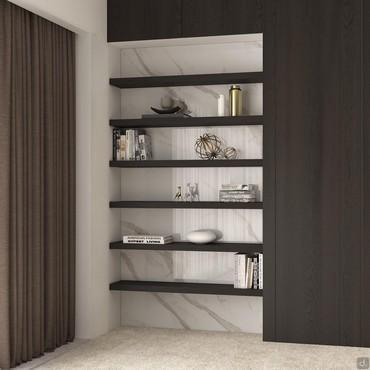 Lounge customisable shelves