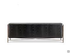 Shanghai sideboard by Cantori in the version with four doors and a marble top