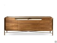 Shanghai sideboard by Cantori in the version with a glass top and open compartment