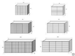 Fado schemes and measurements in the three available sizes