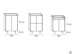 Kaen sideboard - dimensions