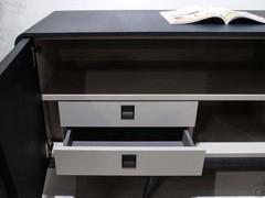 Detail of the interior of the sideboard with optional Chest of Drawers