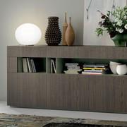 Star sideboard with open compartment, available in several sizes and finishes