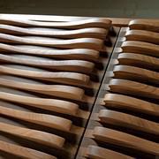 Detail of the fronts with wavy slats