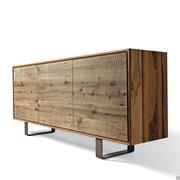 Aomori sideboard with metal sled feet, modern and original design