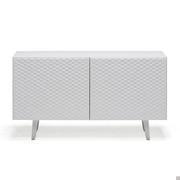 Absolut sideboard with quilted leather doors - model with 2 doors