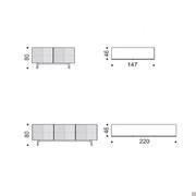 Model and Measurements of the sideboard