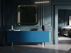 Absolut leather quilted sideboard by Cattelan