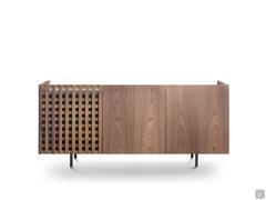 Modern sideboard with grilled door Astor in three-door version