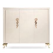 George lacquered cupboard with laser cut handles