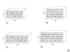 Designer sideboard with solid wood inserts Ramses - Models and Dimensions