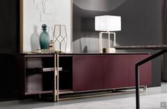 Apotema has a modern design with its coloured lacquer frontal panels