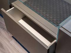 Spacious deep drawer for the sideboard Kaen 