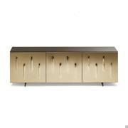 Carnaby design sideboard with 3 mirrored doors by Cattelan