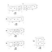 Maine cupboard - available models and measurements