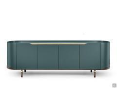 Design sideboard with curved sides Oasi by Cantori