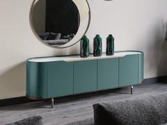 Design sideboard with curved sides Oasi by Cantori