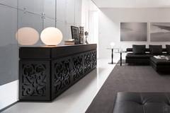 Paris modern luxury sideboard with decorated doors