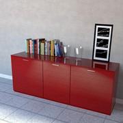 Plan sideboard with 3 hinged doors h.67,9 cm ( handles model not available)