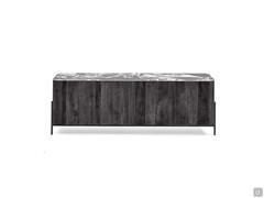 Clivia sideboard in reclaimed wood Absolute Black (top finish not available)