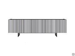 Barcode sideboard also available with white matte lacquered doors