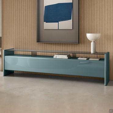 Manila glossy lacquered designer sideboard